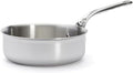 De Buyer Professional 20 cm Stainless Steel Affinity Straight Edge Sauté Pan