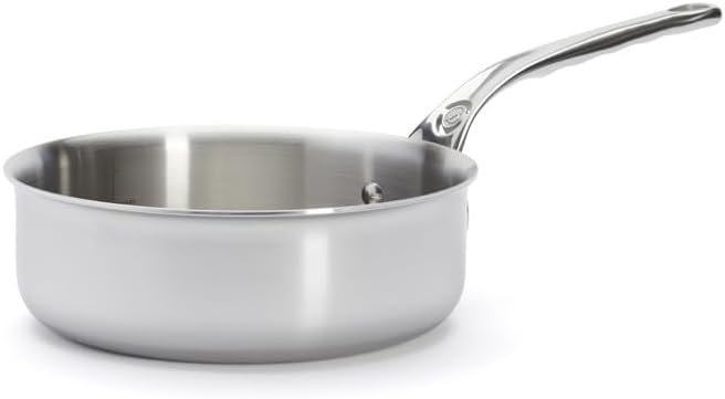 De Buyer Professional 20 cm Stainless Steel Affinity Straight Edge Sauté Pan