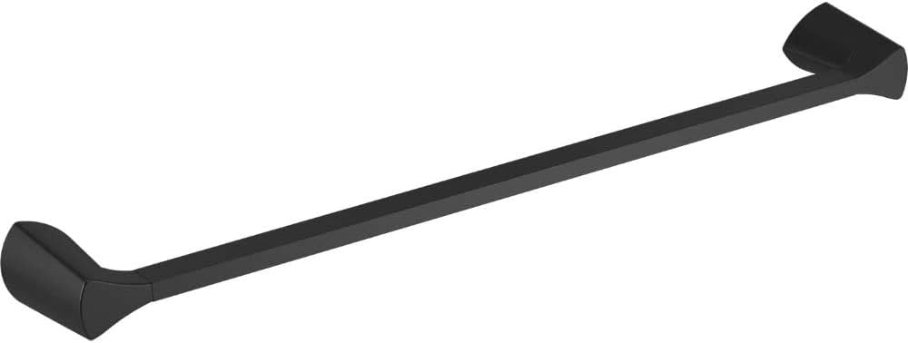 Delta 774240-BL Zura 24 inch Towel Bar, Matte Black, Bathroom Accessories