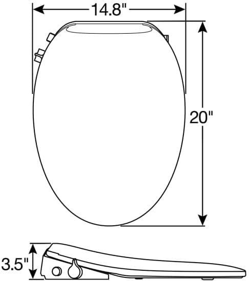 ELG CFWC ELC PLST BIDET SEAT