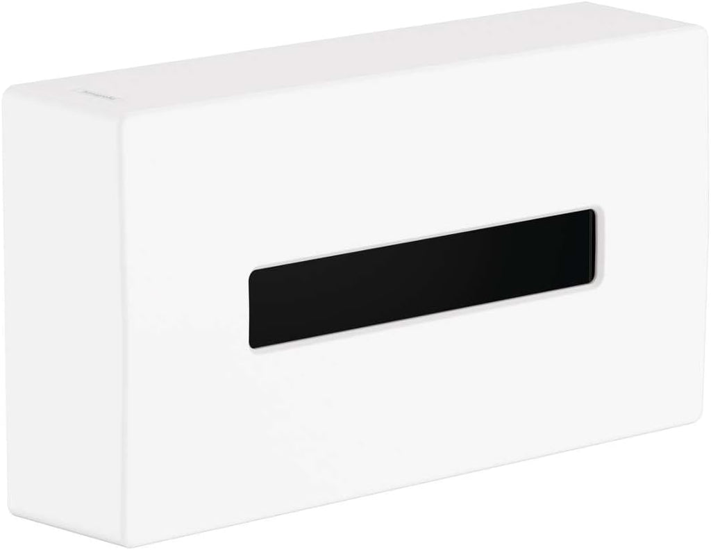 Hansgrohe 41774700 AddStoris Kosmetiktuchbox Mattweiß Cosmetic Tissue Oxide, Matte White