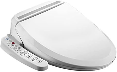 Electronic Toilet Seat, Smart Heated Seat Bidet Toilet Seat, Temperature Controlled Wash, Warm Air Dryer, Self-Cleaning Nozzle, Turbo Touch Panel, Relieve Constipation and Save Toilet Paper