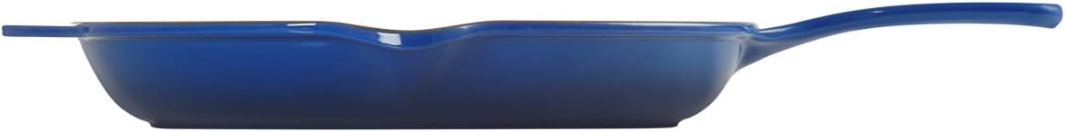 Le Creuset Enameled Cast-Iron 11-3/4-Inch Skillet with Iron Handle, Cobalt