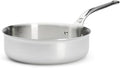 De Buyer Professional 24 cm Stainless Steel Affinity Straight Edge Sauté Pan