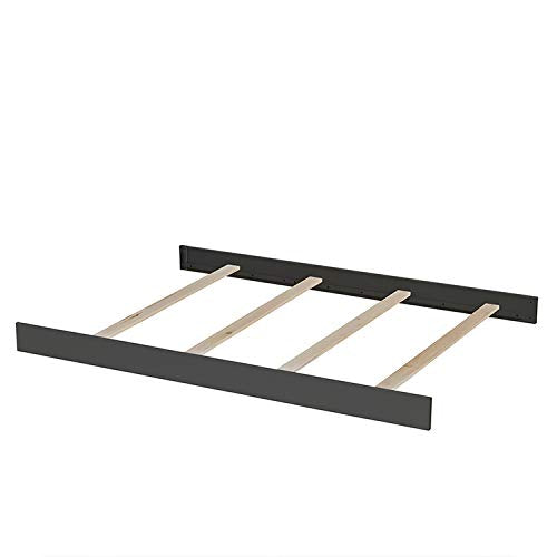 Full-Size Conversion Kit Bed Rails for Kingsley & Centennial Convertible Cribs - Solid Wood Rail - Toddler and Adult Bed Rail for Full-Size Beds - Essential Nursery & Baby Furniture (Slate)