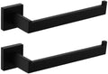 Black Bathroom Accessories Stainless Steel Set Wall Rack Towel Rack Towel Rack Tissue Holder Clothes Hook Toilet Brush Pendant,2 PCS Towel Ring
