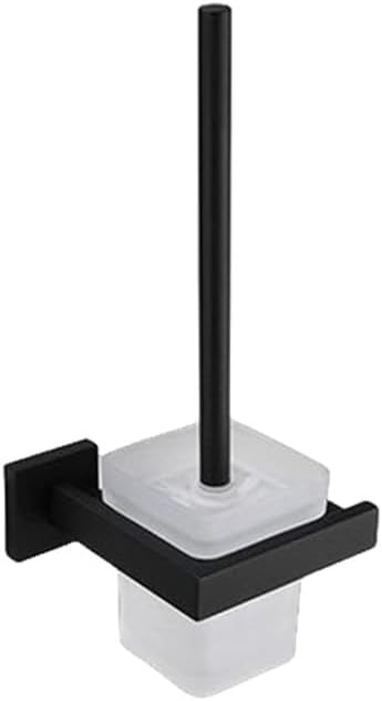 Black Bathroom Accessories Stainless Steel Set Wall Rack Towel Rack Towel Rack Tissue Holder Clothes Hook Toilet Brush Pendant,Toilet Brush Holder
