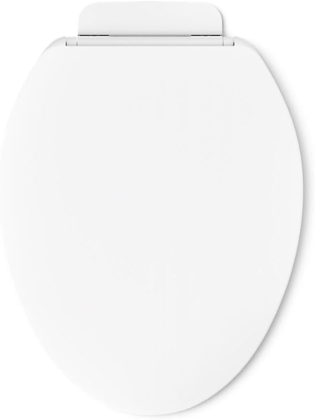 KOHLER K-26801-0 Impro ReadyLatch Quiet Close Elongated Toilet Seat, White Toilet Seat, Grip-Tight Bumpers, New Home Essentials, Slam Prevention (Pack of 2)