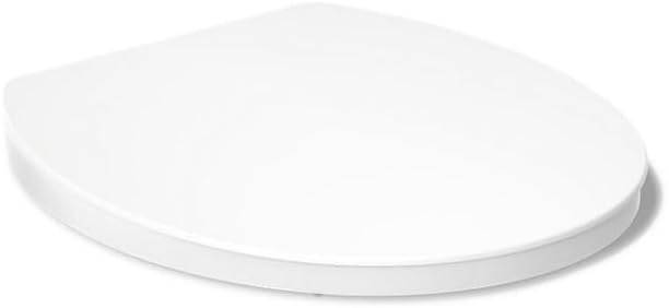 KOHLER K-26802-0 Impro ReadyLatch Quiet Close Round Toilet Seat, White Toilet Seat, Grip-Tight Bumpers, New Home Essentials, Slam Prevention (Pack of 2)