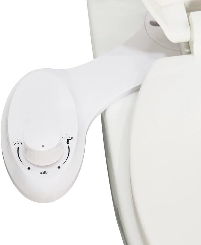 Buttocks Flusher Nozzle Self-cleaning Non-electric Cold Water PP Toilet Seat Bidet