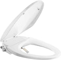 SR SUN RISE Non-Electric Bidet Toilet Seat with Dual Nozzles for Feminine & Rear Wash, Adjustable Pressure, Ambient Water Temperature, Self-Cleaning Nozzles, Easy Installation for Elongated Toilets