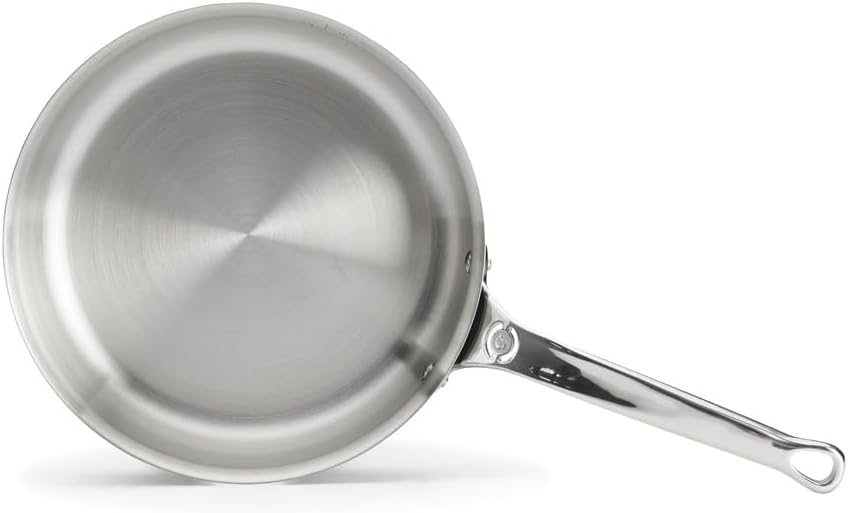 De Buyer Professional 24 cm Stainless Steel Affinity Straight Edge Sauté Pan