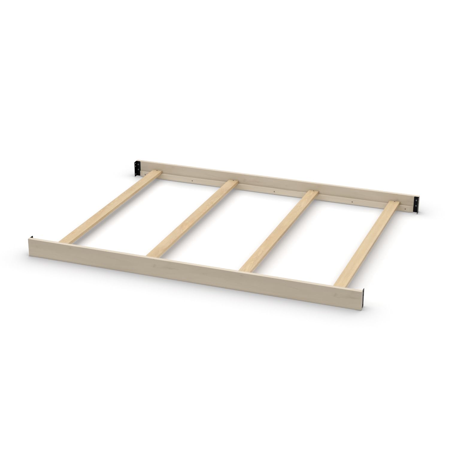 Full-Size Conversion Kit Bed Rails for Kingsley & Centennial Convertible Cribs - Solid Wood Rail - Toddler and Adult Bed Rail for Full-Size Beds - Essential Nursery & Baby Furniture (Seashell)