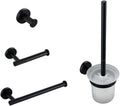 Modern Matte Black Bathroom Hardware Set with Towel Bar Bath Robe Hook Brass Knur Shelf and Toilet Paper Tissue Holder Stylish and Functional Essentials for Your Bathroom