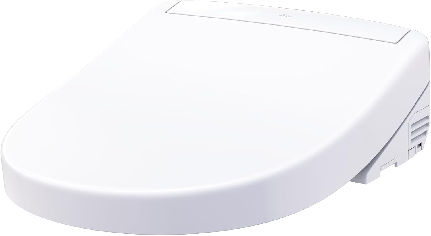 TOTO® WASHLET® S5 Electronic Bidet Toilet Seat with Instantaneous Water Heating, PREMIST and EWATER+ Wand Cleaning, Round, Cotton White - SW3445#01