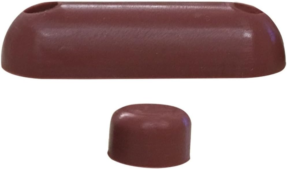 Renovators Supply Manufacturing Brown Silicone Toilet Seat Bumpers Set of 8 Replacement Cushions for Toilet Seats Non Slip and Durable Pack Of 20