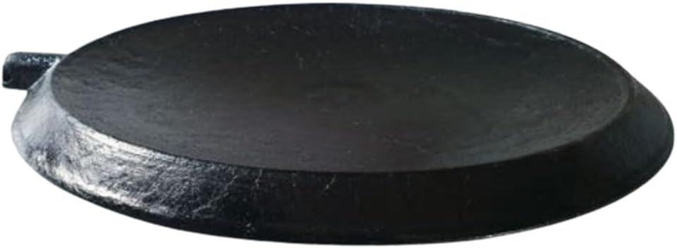Handmade Korean cast iron cauldron lid sotttukkeong BBQ griddle Camping Outdoor Indoor 13.8in / 35cm