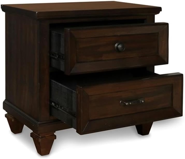 New Classic Furniture Sevilla 5-Piece Wood King Bedroom Set in Walnut