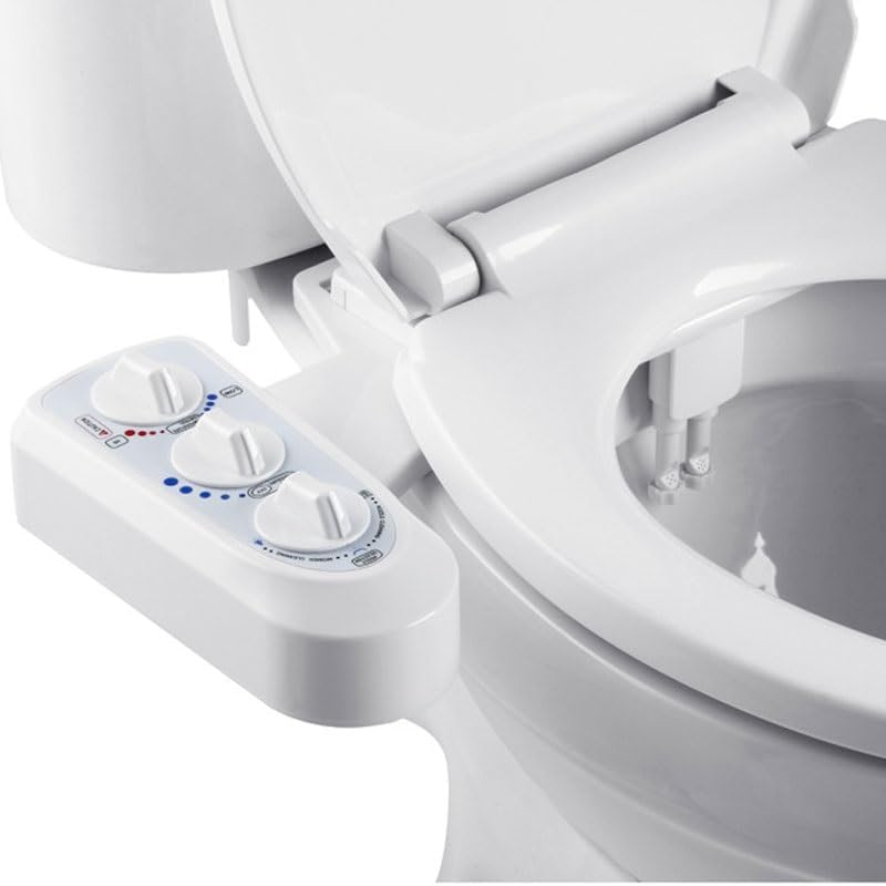 Smart Non-electric Bidet Easy-to-install Bidet with Hot Cold Water Sprays Butt Washers Spray Toilet Seat