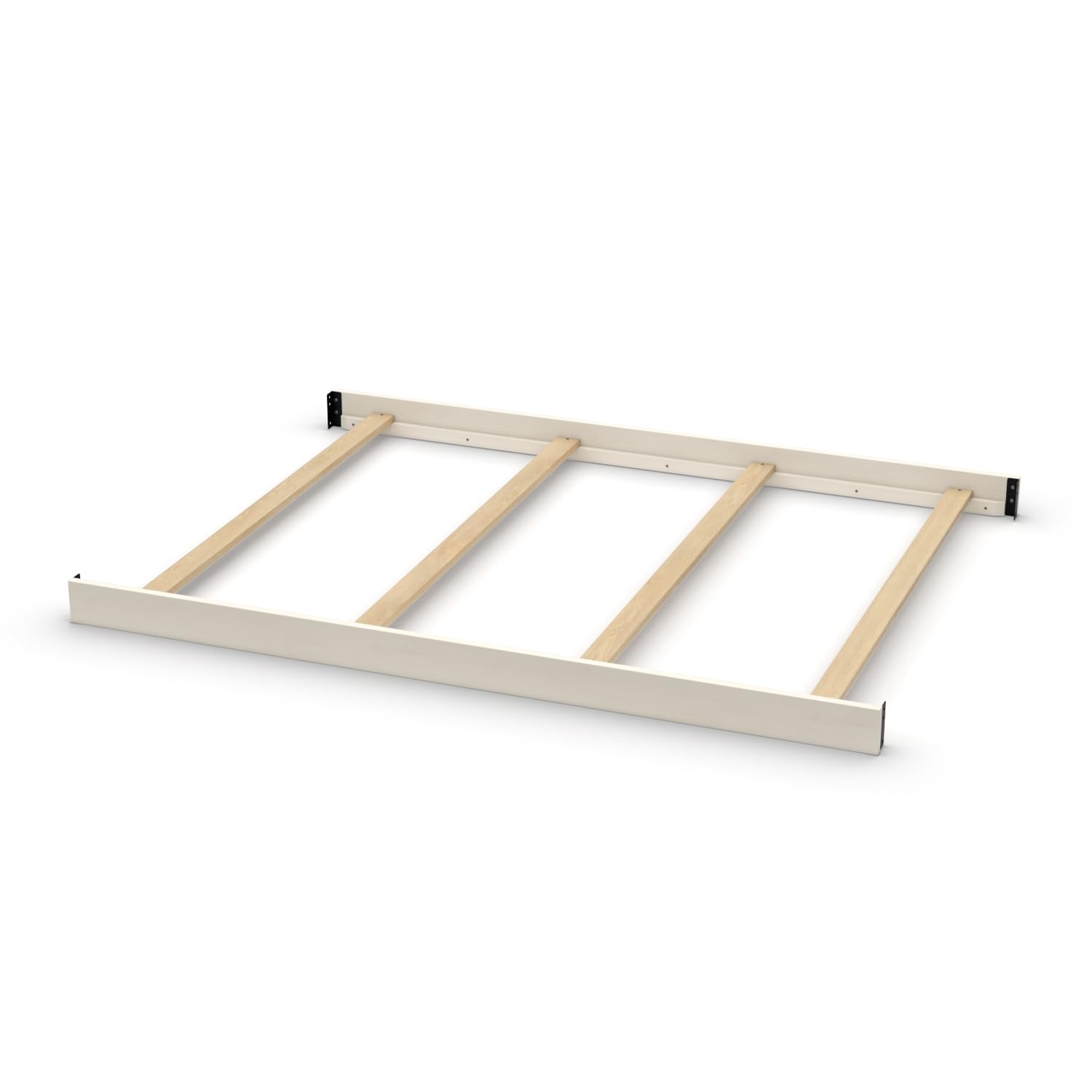 Full-Size Conversion Kit Bed Rails for Kingsley & Centennial Convertible Cribs - Solid Wood - Toddler & Adult Bed Rail for Full-Size Beds - Essential Nursery & Baby Furniture (Vintage Ivory - Sedona)