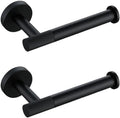 Matte Black Brass Bathroom Hardware Set with Towel Bar Bath Robe Hook Shelf and 2 Paper Holders Knur Design Ideal for Towels and Tissues
