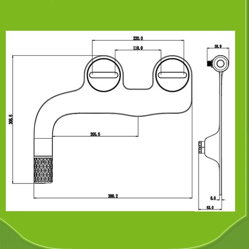 ABS Toilet Seat Bidet Smart Bottom Wash Non-electric Household Accessories