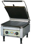 Panini-XL Single Electric Grooved Top/Bottom Panini Grill, 208/240V