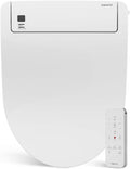 Bidet Seat with Warm Water and Dryer - Electrically Heated Elongated Toilet Seat with Adjustable Temperature, Gentle Closing, and Night Light