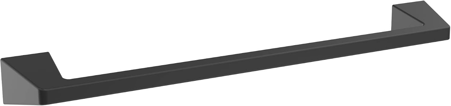 Amerock | Matte Black | Blackrock | Towel Bar | 18 inch (457 mm) | 4 Piece | Bathroom Accessories Set