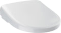 TOTO® S7A WASHLET® Electronic Bidet Toilet Seat, EWATER+® Bowl and Wand Cleaning, Auto Open and Close Classic Lid, Round, Cotton White - SW4735#01
