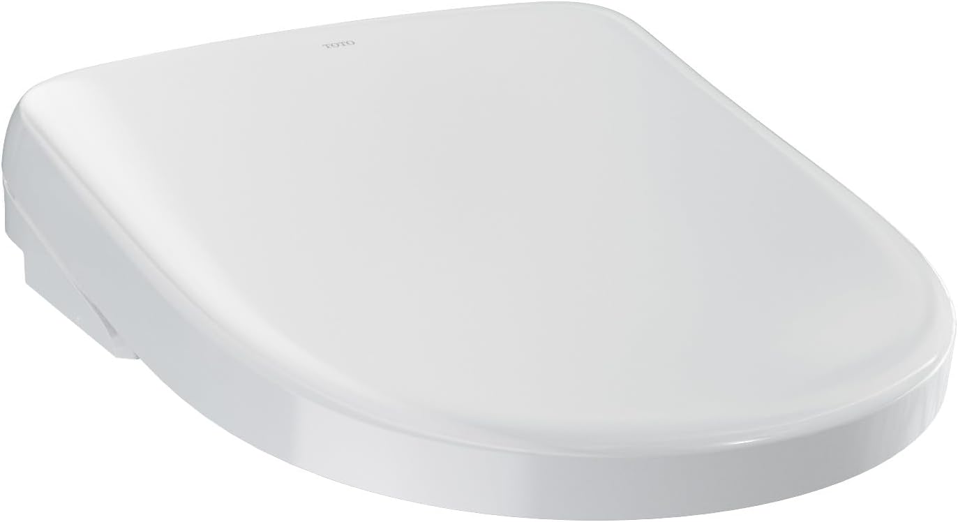 TOTO® S7A WASHLET® Electronic Bidet Toilet Seat, EWATER+® Bowl and Wand Cleaning, Auto Open and Close Classic Lid, Round, Cotton White - SW4735#01