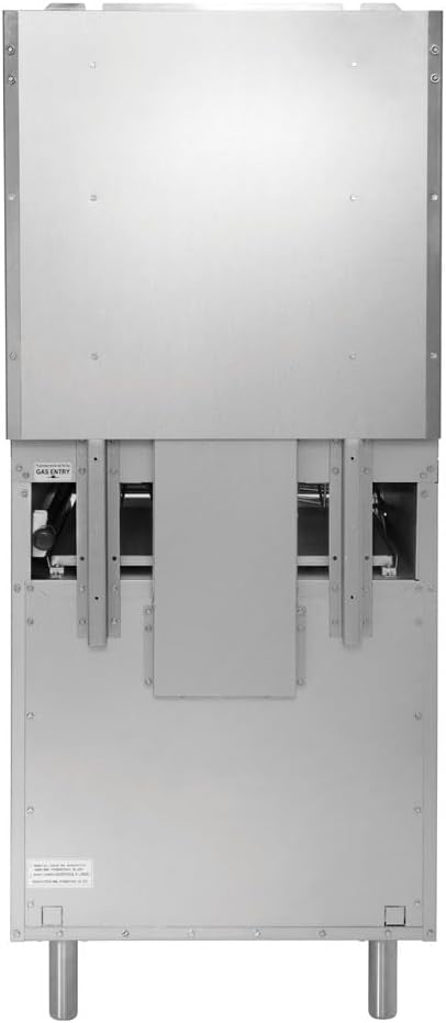 Kratos 24' Wide Commercial Gas Range with Four Burners and Standard Oven, Stainless Steel Range for Restaurants, 150,000 Total BTU, Liquid Propane (29Y-043-LP)
