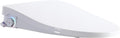 Electric Bidet Toilet Seat with Adjustable Heated Seat and Instant Warm Water, Elongated Bidet Attachment for Toilet with Wireless Remote Air Dryer, Self-Clean Nozzle, Feminine & Front Rear Wash