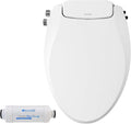 Brondell SWF44 Swash Bidet Filter and Non-Electric Swash Seat for Round Toilets Bundle –Premium Carbon Filtration, Dual Nozzle System, Easy Installation