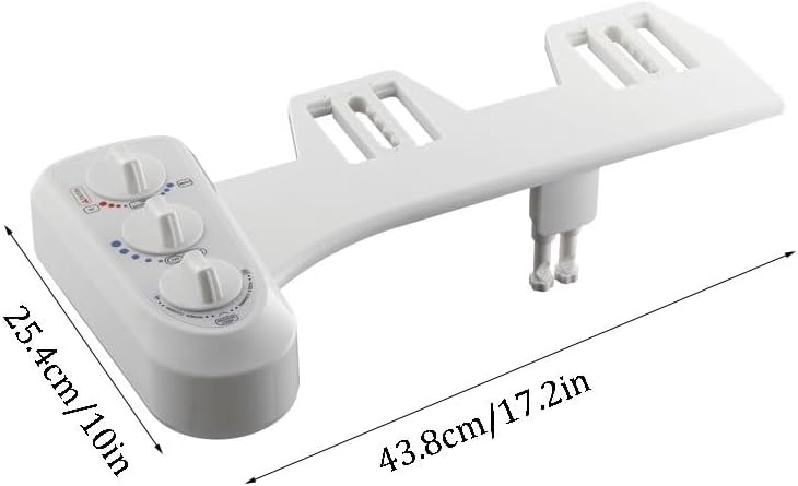 Smart Non-electric Bidet Easy-to-install Bidet with Hot Cold Water Sprays Butt Washers Spray Toilet Seat