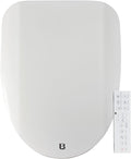 FN3 Smart Toilet Seat, Elongated Toilet Seat Slow Close, Electric Heated Bidet with Pre-Wet, Bidet Attachment for Toilet Warm Water, Air Dryer, Remote Control