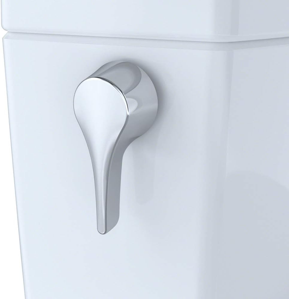 TOTO Nexus One-Piece Elongated 1.28 GPF Universal Height Toilet with CEFIONTECT and SS234 SoftClose Seat, WASHLET+ Ready, Cotton White - MS642234CEFG#01