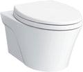 TOTO AP Wall-Hung Elongated Toilet and DuoFit In-Wall 0.9 and 1.28 GPF Tank System with Copper Supply Line, White - CWT426CMFG#WH