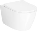Wall Hung Toilet, Smart Toilet with in-Wall Tank System,One-Piece Bidet Toilet Combo,Heated Seat,Warm Air Dryer,Auto Flush,Space-Saving, Compact, Soft-Close Lid