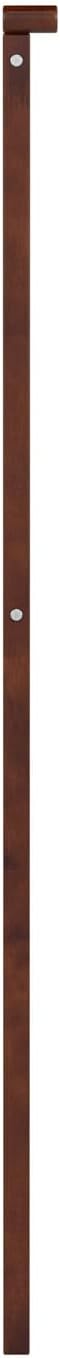 AFI, Madison King Solid Wood Panel Headboard, Walnut