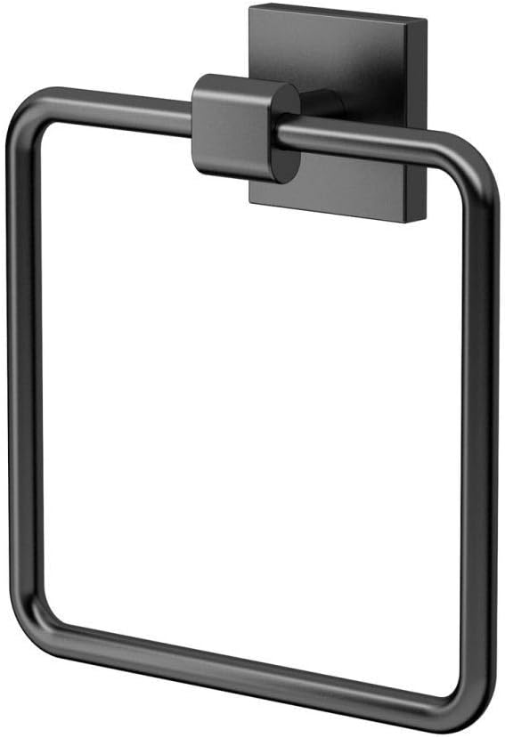 Gatco KA-ELE-4-MB Elevate 4-Piece Bathroom Accessory Kit, Matte Black