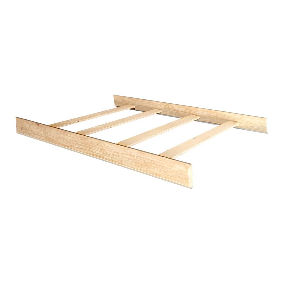Full-Size Conversion Kit Bed Rails for Kingsley & Centennial Convertible Cribs - Solid Wood Rail - Toddler and Adult Bed Rail for Full-Size Beds - Essential Nursery & Baby Furniture (Unfinished)