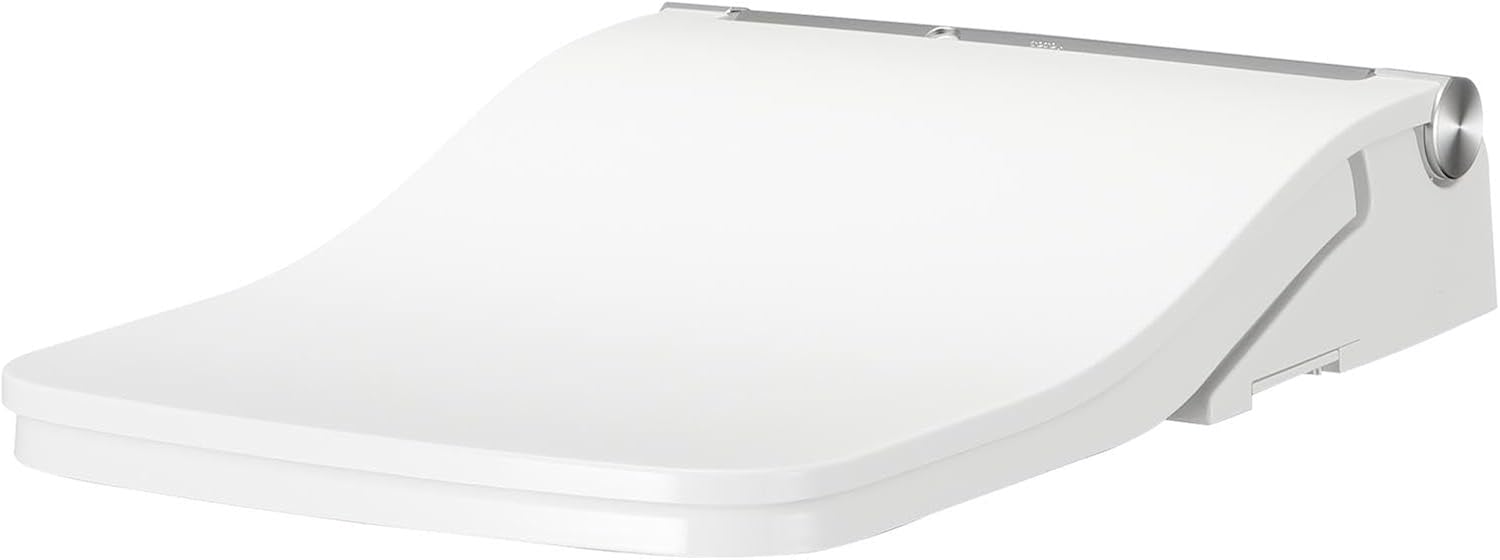 TOTO® SW WASHLET®+ Ready Square Electronic Bidet Toilet Seat with Auto Flush Ready Cotton White - SW4549AT60#01