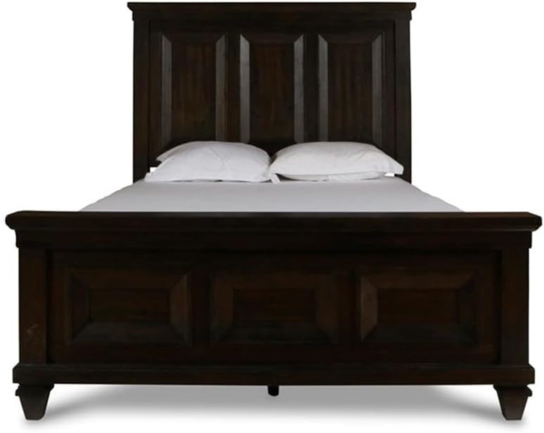 New Classic Furniture Sevilla 6-Piece Wood King Bedroom Set in Walnut