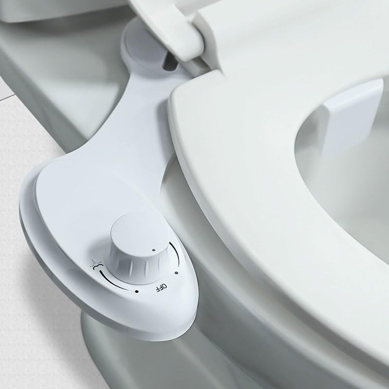 Buttocks Flusher Nozzle Self-cleaning Non-electric Cold Water PP Toilet Seat Bidet