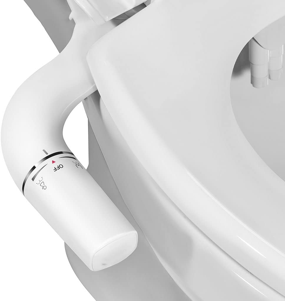 Non Electric Bidet Attachment for Toilet Seat Adjustable Water Pressure Nozzle Bidet Sprayer BBCBBZ