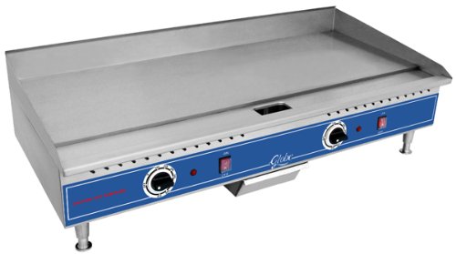 Globe PG36E 36' Thermostatic Control Electric Griddle, Steel Top | 208 240 Volt