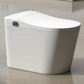 BONSAM Smart Toilet with Auto Open/Close Lid, Modern Toilet with Bidet Built In, Foam Shield, Auto Flush, Warm Water&Dryer, Self-Cleaning Heated Seat Toilet with Remote Control for Seniors & Families.