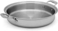 Heritage Steel 5 Quart Sauteuse Pan - Titanium Strengthened 316Ti Stainless Steel with Multiclad Construction - Induction-Ready and Dishwasher-Safe, Made in USA