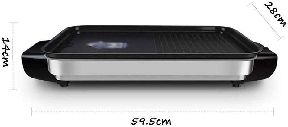 Smokeless Barbecue Dish，Indoor Grill Coated Non-Stick Pancake Griddle, Extra Large Surface